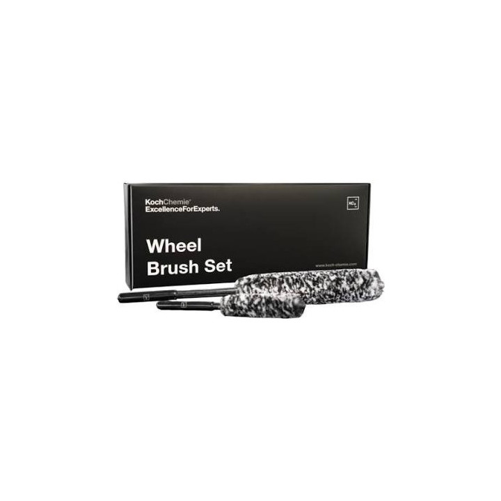 Koch-Chemie Wheel Brush Set Wool — 2 wool wheel brushes, 1 set
