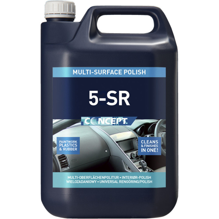 Concept 5-SR , - satur silikonus — salono plastiko priežiūros priemonė, 5 l