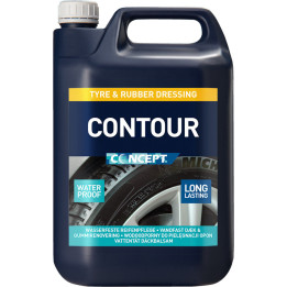 Concept CONTOUR gumijas tīrīšanas līdz.un kondicionieris — kummi- ja plastikhooldus, 5 l