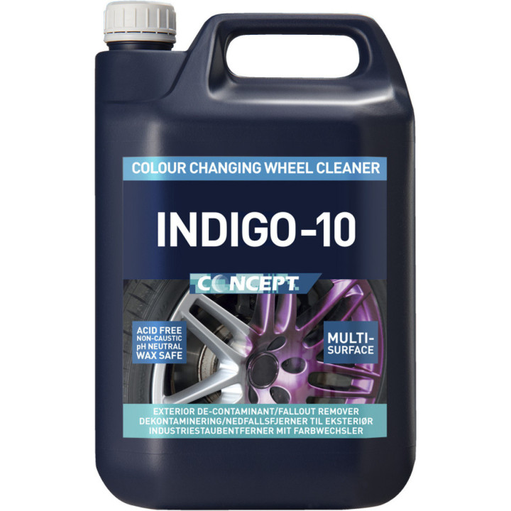 Concept Wheel Cleaner INDIGO-10 — velje- ja rehvipuhastusvahend, 5 l