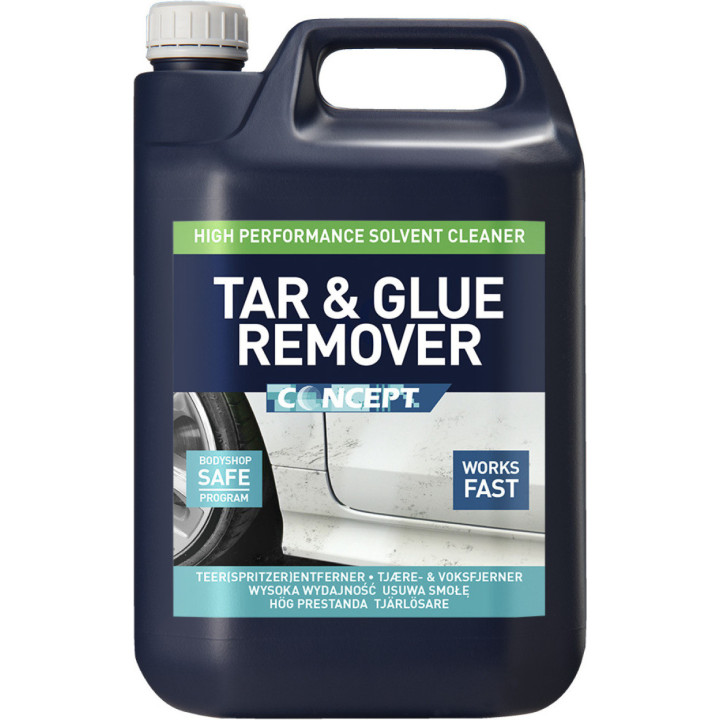 Concept Tar & Glue Remover, - ļoti jaudīgs, jābūt uzmanīgiem ar nr. Zīmēm — specialty cleaner, 5 l