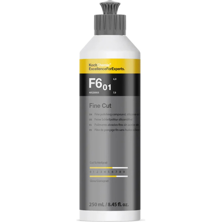 Koch-Chemie Fine Cut F6.01 — keskmise lõikega poleerimispasta, 250 ml
