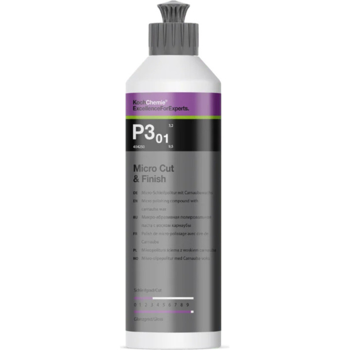 Koch-Chemie Micro Cut & Finish P3.01 — viimistluspoleerimispasta, 250 ml