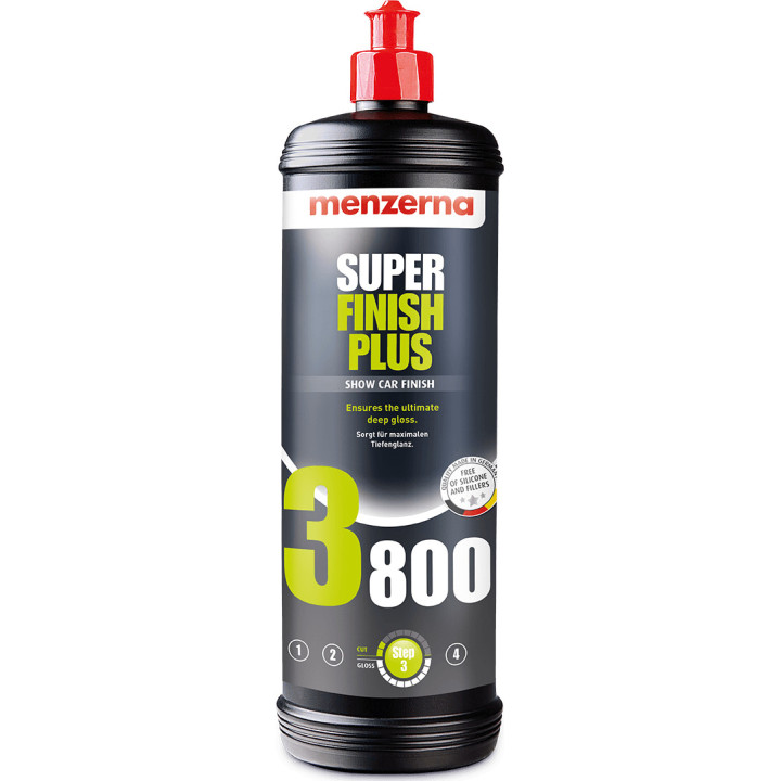 Menzerna Super Finish Plus 3800 — polishing compound, 1 L / 250 ml