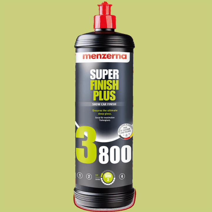 Menzerna Super Finish Plus 3800 — polishing compound, 1 L / 250 ml