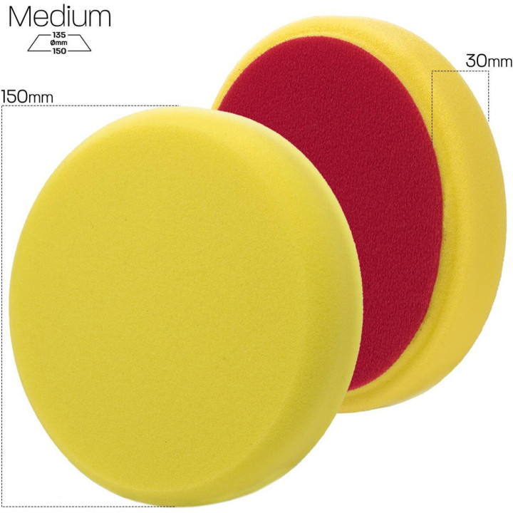 Menzerna Standard Medium Cut Pad — standarta pulēšanas disks, 150 mm