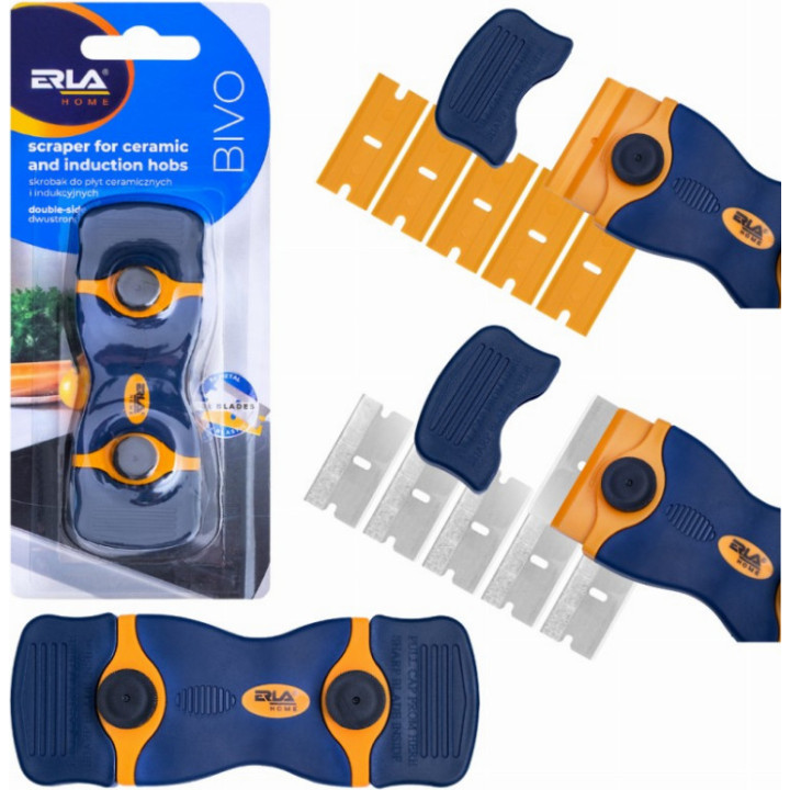 ERLA HOME BIVO — dvipusis grandiklis kaitlentėms ir stiklui (RH710)