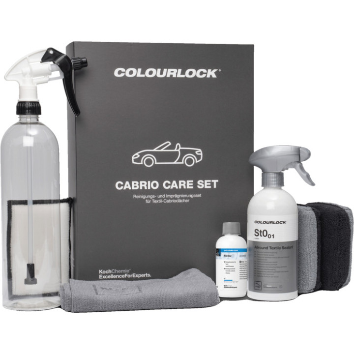 COLOURLOCK Cabrio Care Set — набор для очистки и защиты текстильной крыши кабриолета, 100 мл + 500 мл
