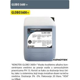 Kenotek GLOBO 3600+ ar laima aromātu priekšmazgātājs, 20L — priekšmazgāšanas līdzeklis