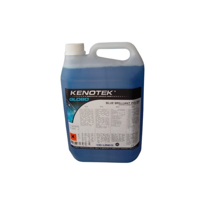 Kenotek BLUE BRILLIANT POLISH 3in1 — koncentruotas 3 viename vaškas-džioviklis, 5 l
