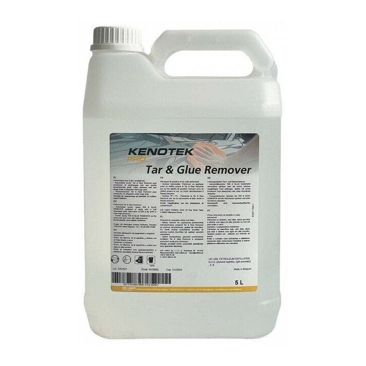 Kenotek Tar & Glue Remover — tõrva ja liimi eemaldaja, 5 l
