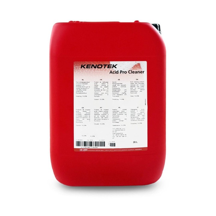 Kenotek ACID PRO CLEANER — rūgštinis ratlankių ir aliuminio valiklis, 20 l