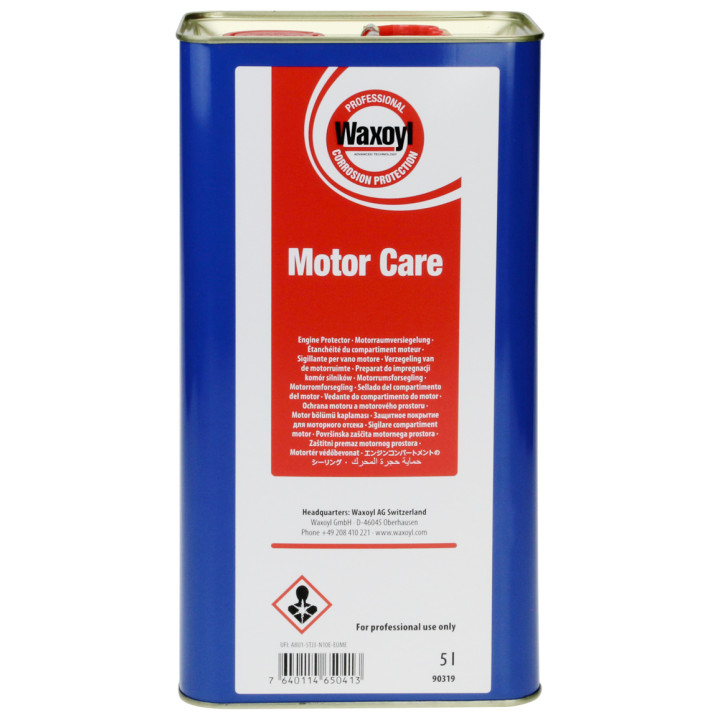 WAXOYL Motor Care engine anticorrosion coating 5 L — mootoriruumi hooldusvahend, 5 l
