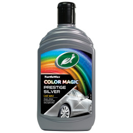 Turtle Wax Color Magic Prestige Silver — hõbedane värvile — toonitud vaha, 500 ml