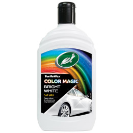 Turtle Wax Color Magic Bright White — valge värvile — toonitud vaha, 500 ml