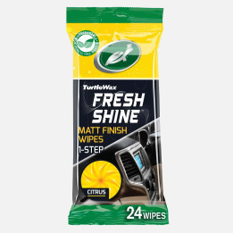 Turtle Wax Fresh Shine Matt Wipes — salona salvetes, 24 gab.