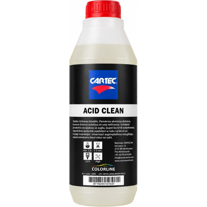 Cartec Acid Clean 1L — tīrīšanas līdzeklis, 1 l