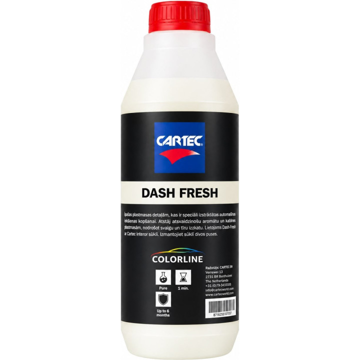 Cartec Dash Fresh — salono priežiūros priemonė, 1 l