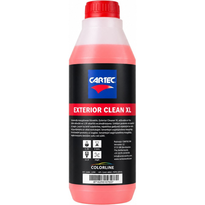 Cartec Exterior Clean XL — alkaline pre-wash cleaner, 1 L