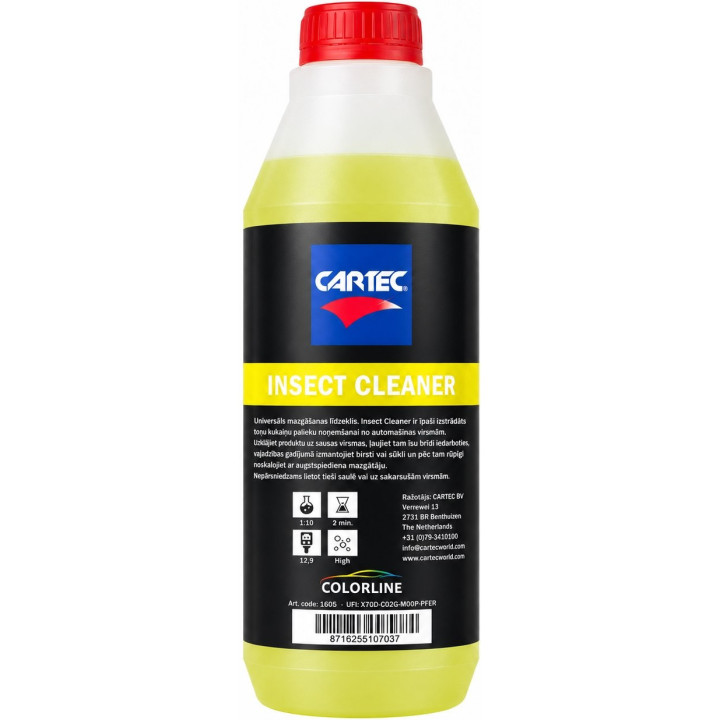 Cartec Insect Cleaner — vabzdžių valiklis, 1 l