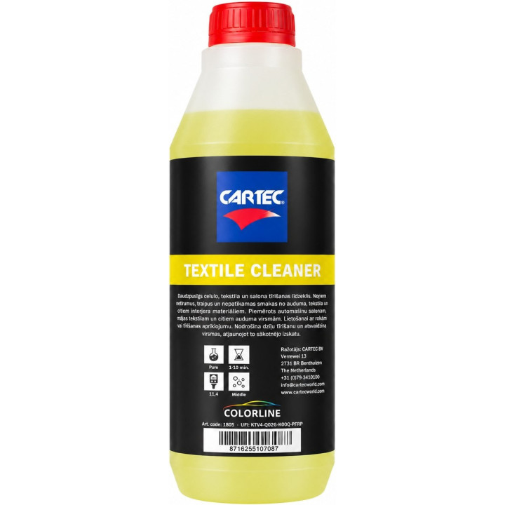 Cartec Textile Cleaner — koncentruotas tekstilės valiklis, 1 l