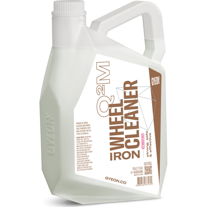 GYEON Q²M Iron WheelCleaner REDEFINED — ratlankių valiklis, 4000 ml