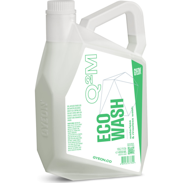 GYEON Q²M EcoWash — veevaba pesuvahend, 4 L