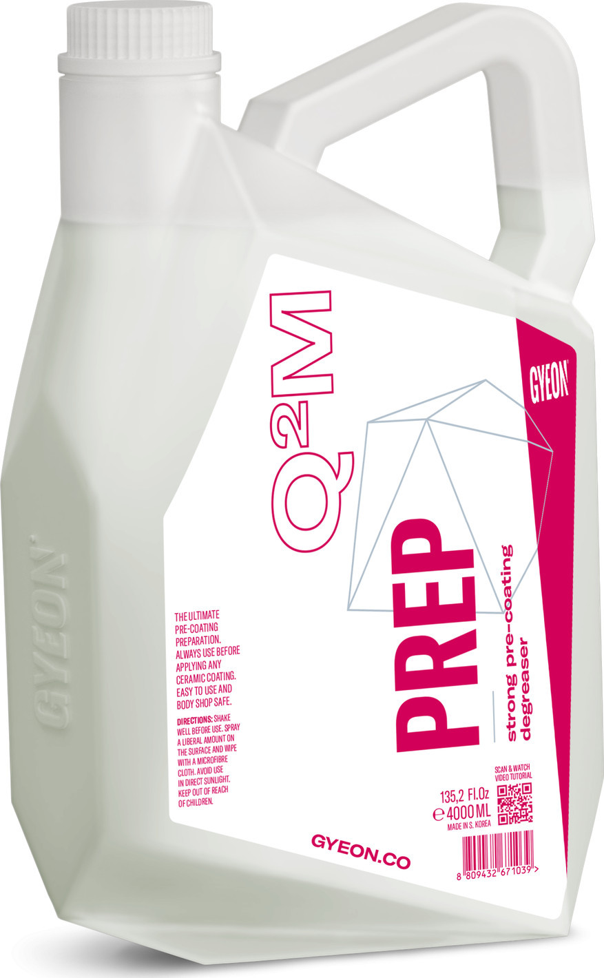 GYEON Q²M Prep — virsmas attaukotājs