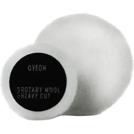 GYEON Q²M Rotary Wool Heavy Cut — wool heavy-cut polishing pad, 80 mm, 2 pcs