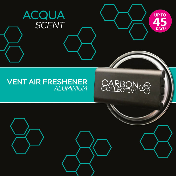 Carbon Collective Aluminium Vent Air Freshener — Acqua hoidikukomplekt