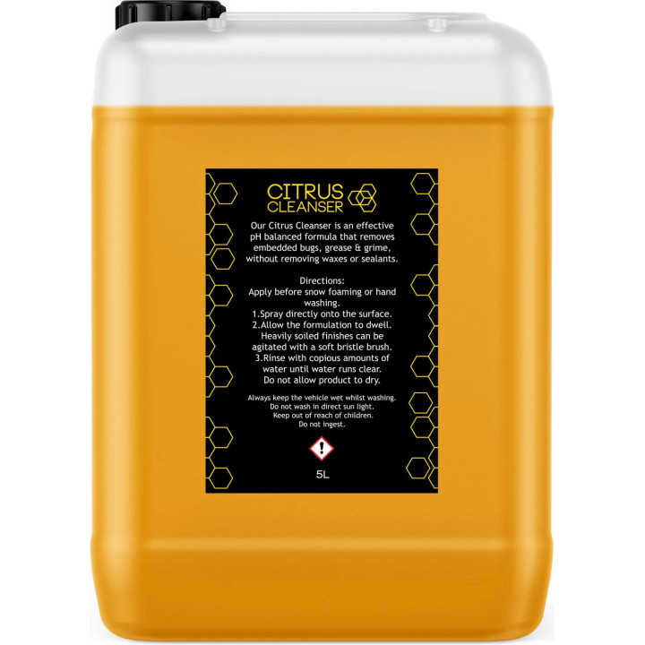 Carbon Collective Citrus Cleanser 2.0 — lietošanai gatavs citrusaugļu priekšmazgāšanas līdzeklis, 5 l