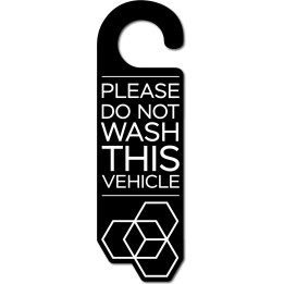 Carbon Collective PVC Do Not Wash hook — Black