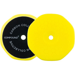 Carbon Collective HEX vahtpoleerimispadi — 5 tolli / 125 mm, Compound 2 kollane