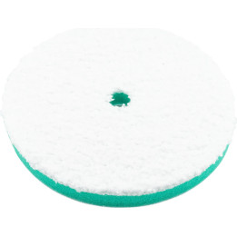 Carbon Collective HEX Microfibre Polishing Pad — 5 in / 125 mm, Compound 1 Green