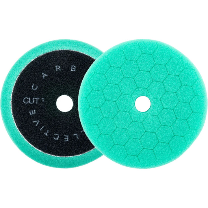 Carbon Collective HEX putu pulēšanas disks — 3 collas / 80 mm, Compound 1, zaļš