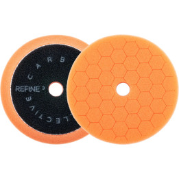 Carbon Collective HEX putu pulēšanas disks — 3 collas / 80 mm, Polishing 3, oranžs
