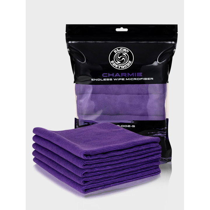 Blend Brothers CHARMIE Purple — välispinna mikrokiud, 40 × 40 cm, 420 GSM, 5 tk