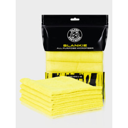 Blend Brothers BLANKIE Yellow — universālās mikrošķiedras salonam, 40 × 40 cm, 300 GSM, 5 gab.