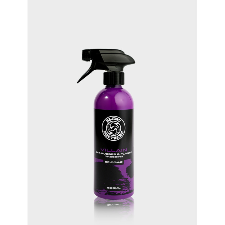 Blend Brothers VILLAIN ārējo plastmasu un gumijas detaileris — 500 ml