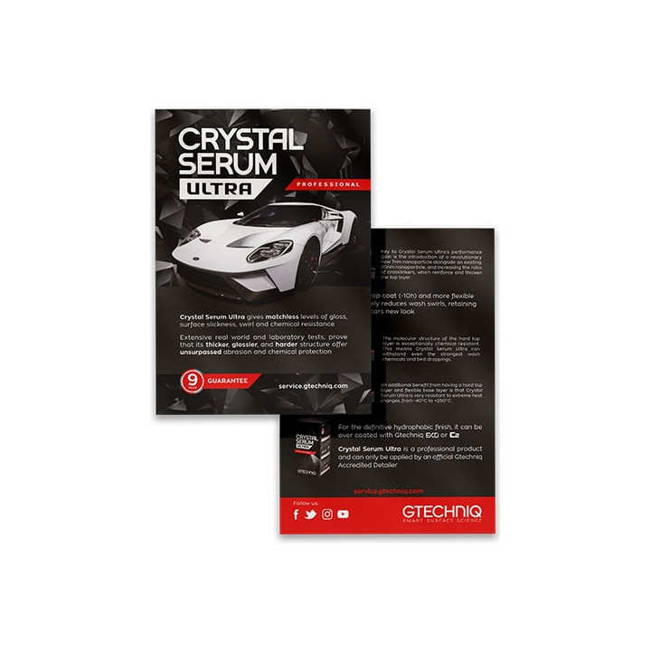 Gtechniq Crystal Serum ULTRA (certified detailers only) — средство для ухода за автомобилем