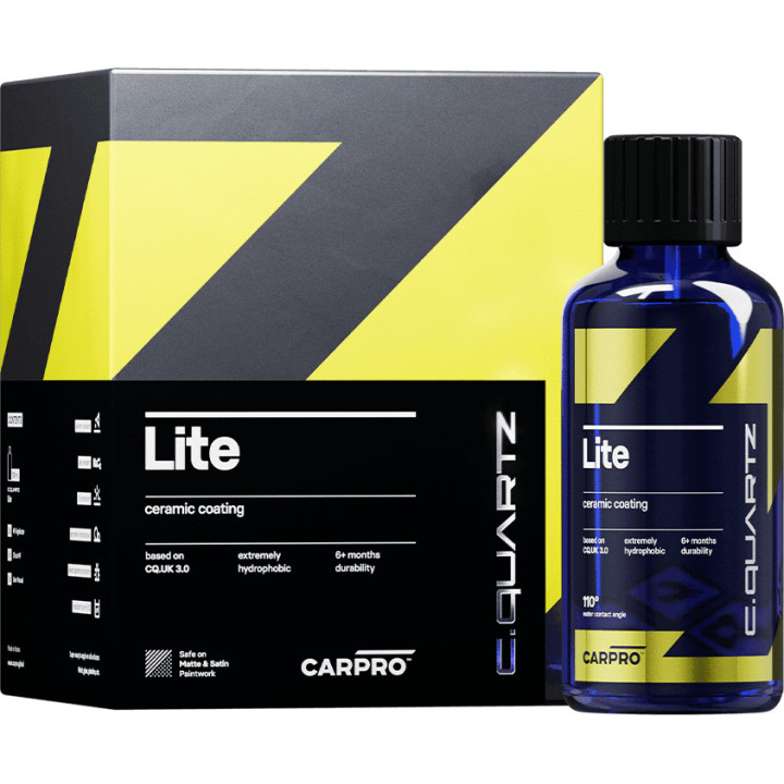 CARPRO CQUARTZ Lite ceramic coating kit — 100 ml kit