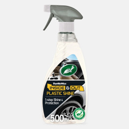 Turtle Wax Inside & Out Plastic Shine — salongi- ja välisplastiku hooldus, 500 ml