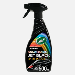 Turtle Wax Color Magic Jet Black Spray Polish — värvipinna pihustatav poleerimisvahend, 500 ml