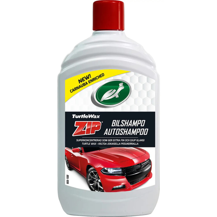 Turtle Wax Zip Wax Car Wash & Wax — plovimo ir vaškavimo šampūnas, 500 ml