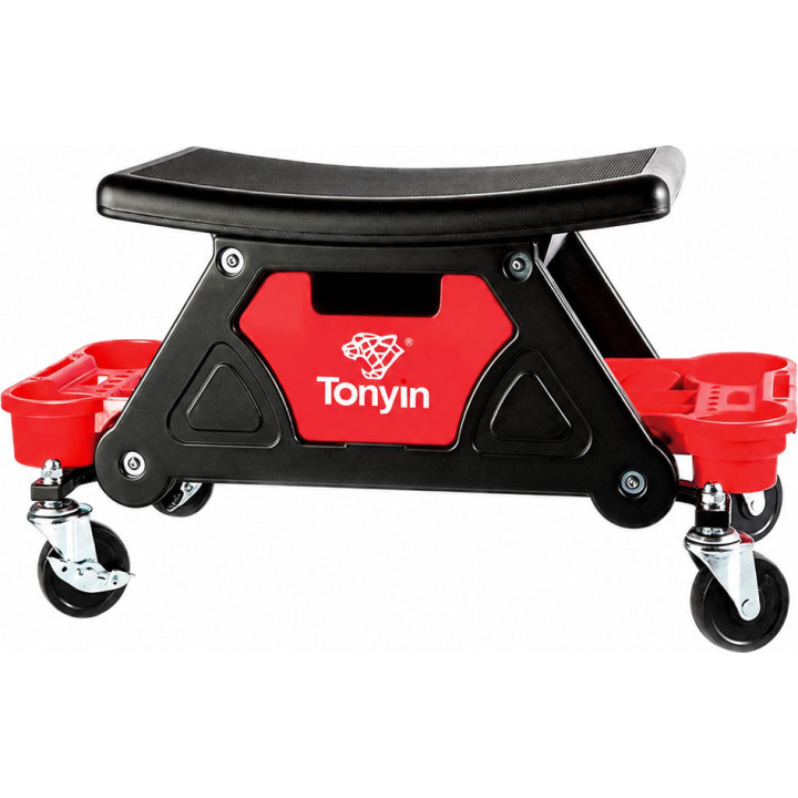 Tonyin TT28 Detailing Creeper Seat — ratastel detailimistool hoiukohtadega