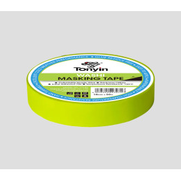 Tonyin Washi Masking Tape — зелёная малярная лента для окраски, 18 / 24 / 36 / 48 мм × 50 м
