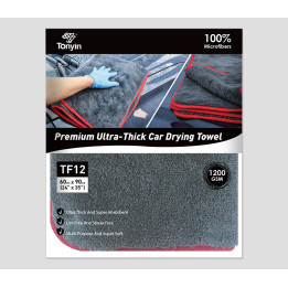 Tonyin coral-velvet microfiber drying towel — 60 × 90 cm, 1200 gsm