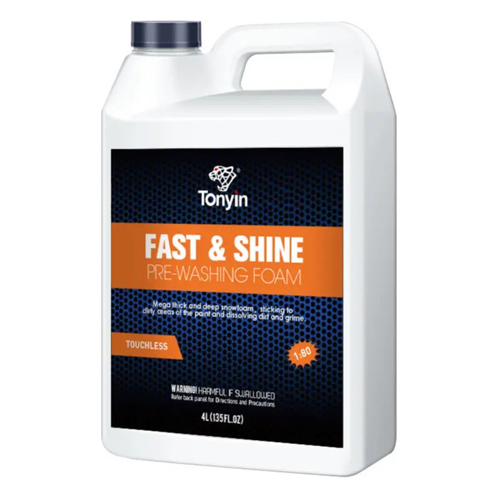 Tonyin Fast & Shine Pre-Washing Foam — kontaktivaba eelleotusvaht, 4 l