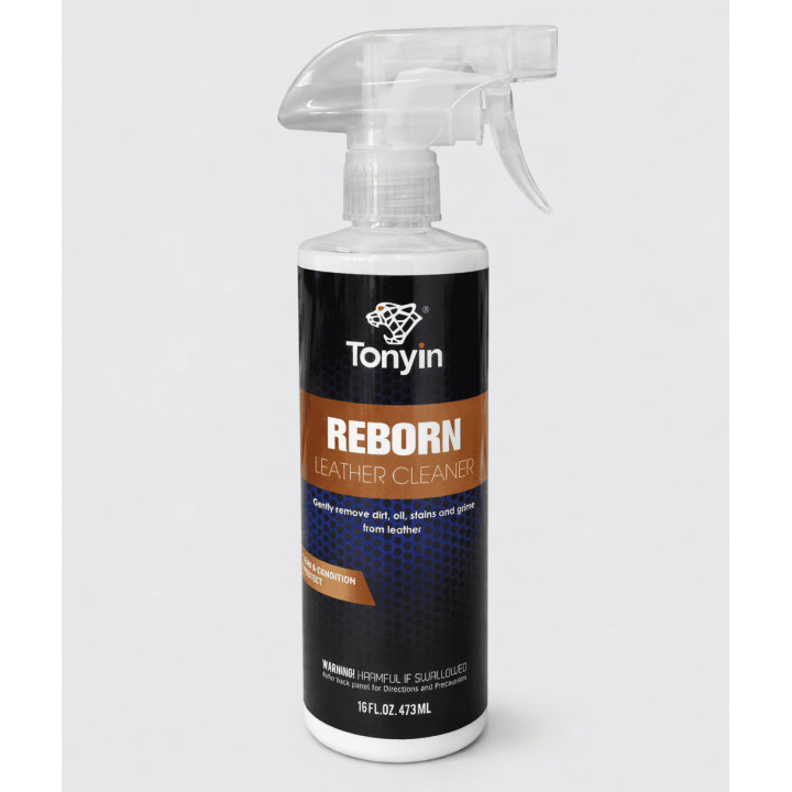 Tonyin Reborn Leather Cleaner — nahapuhastusvahend, 473 ml