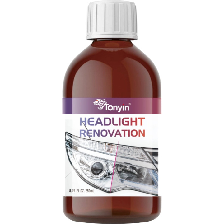 Tonyin Headlight Renovation Liquid — new-ECO vaporizer refill, 250 ml